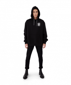 Makia Ögon Unisex Hooded Sweatshirt Black