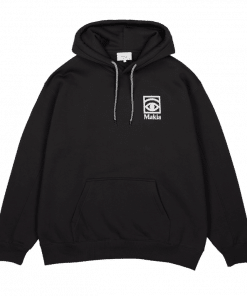 Makia Ögon Unisex Hooded Sweatshirt Black