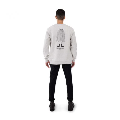 Makia Unisex Moshpit Sweatshirt Light Grey