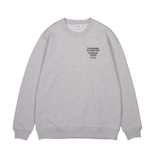 Makia Unisex Moshpit Sweatshirt Light Grey