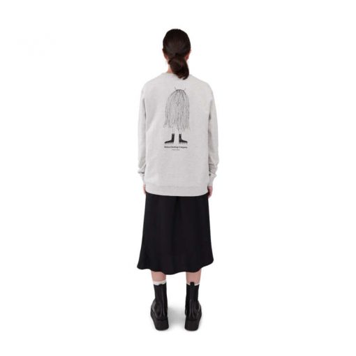 Makia Unisex Moshpit Sweatshirt Light Grey