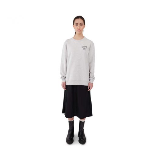 Makia Unisex Moshpit Sweatshirt Light Grey