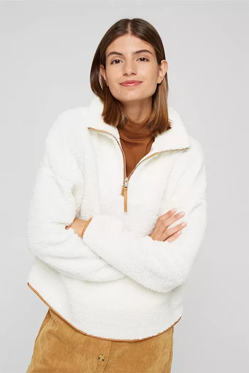 Esprit Teddy Jacket Offwhite