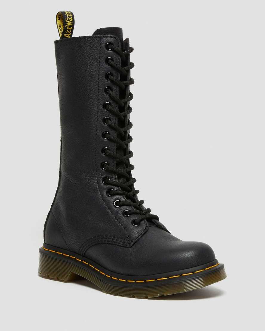 Buy Dr. Martens 1B99 Virginia Leather High Boots Black Scandinavian Fashion Store