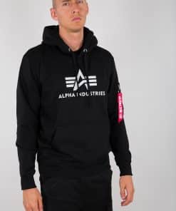 Alpha Industries 3D Logo Hoody Black