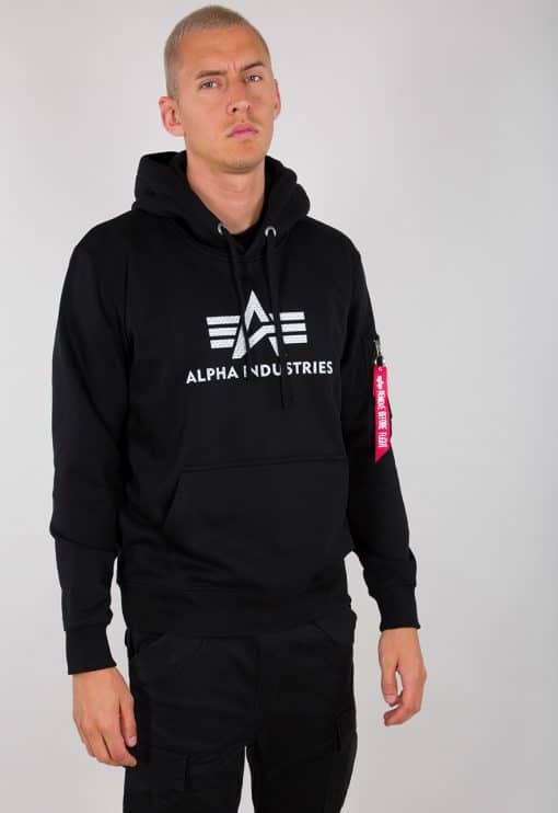 Alpha Industries 3D Logo Hoody Black