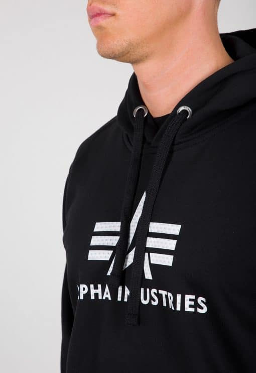 Alpha Industries 3D Logo Hoody Black