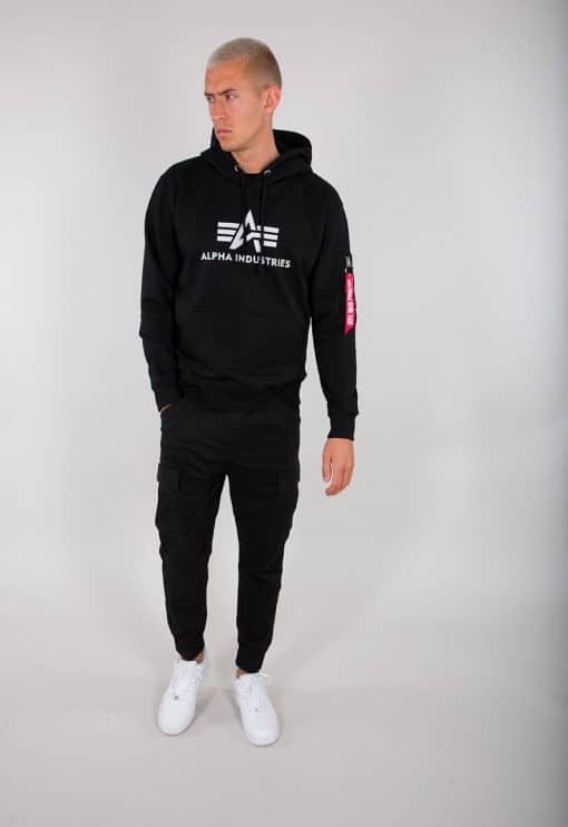 Alpha Industries 3D Logo Hoody Black