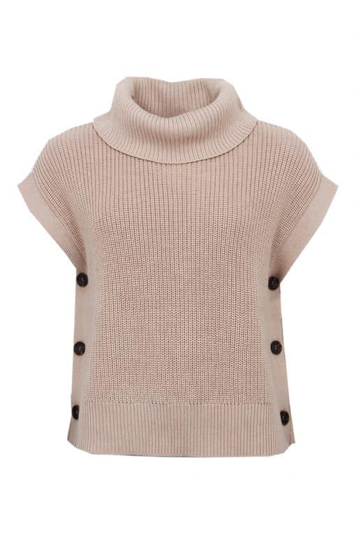 STI Rita Knit Vest Latte