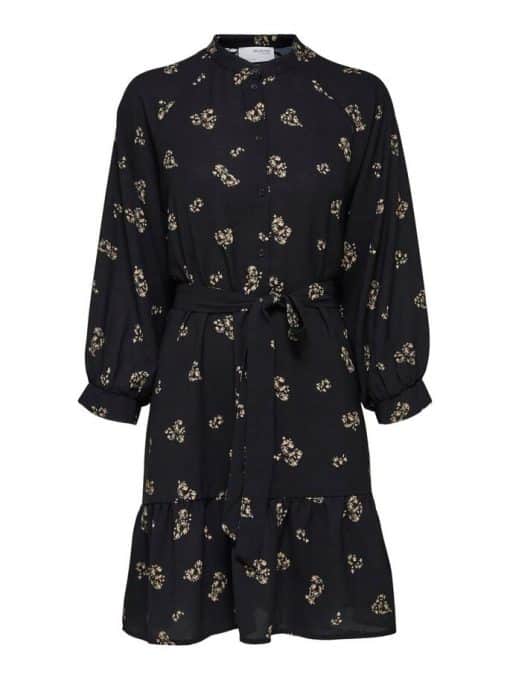 Selected Femme Margunn Short Dress Black
