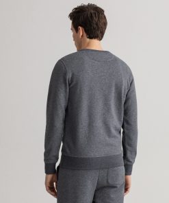 Gant Archive Shield C-Neck Antracite Melange
