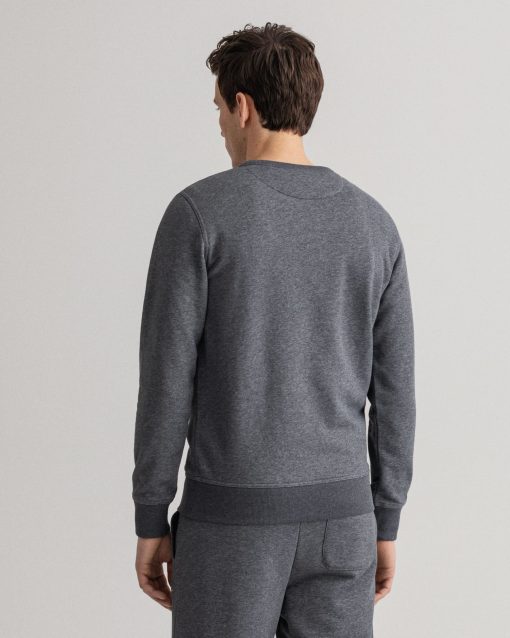 Gant Archive Shield C-Neck Antracite Melange