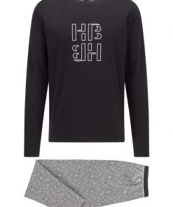 Hugo Boss Relax Long Set Grey