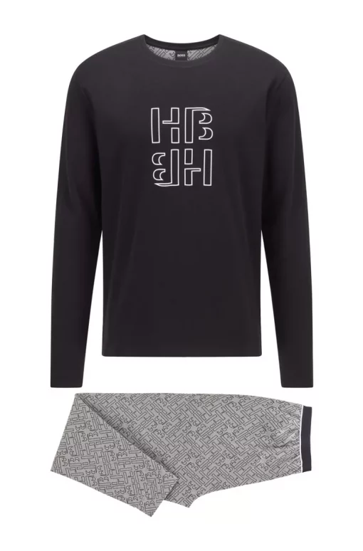 Hugo Boss Relax Long Set Grey