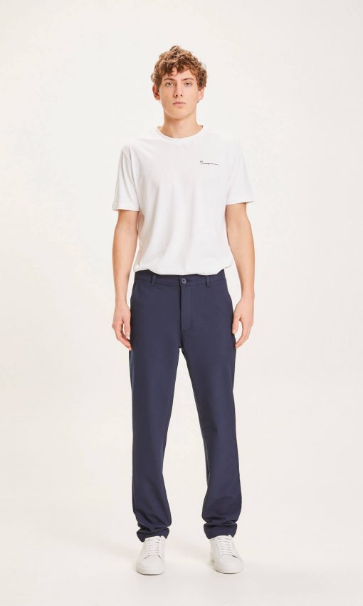 Knowledge Cotton Apparel Joe classic  club pants Navy