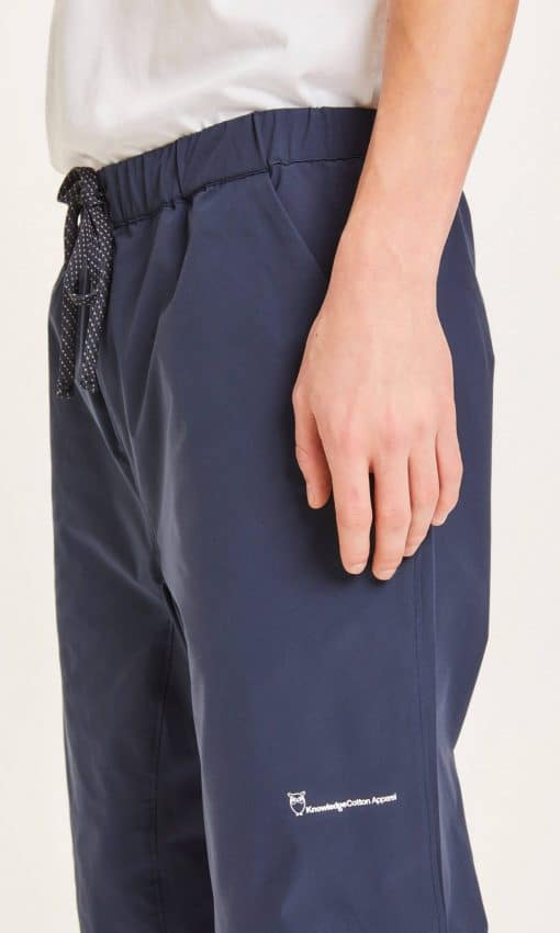 Knowledge Cotton Apparel Trek Functional Pant Eclipse navy