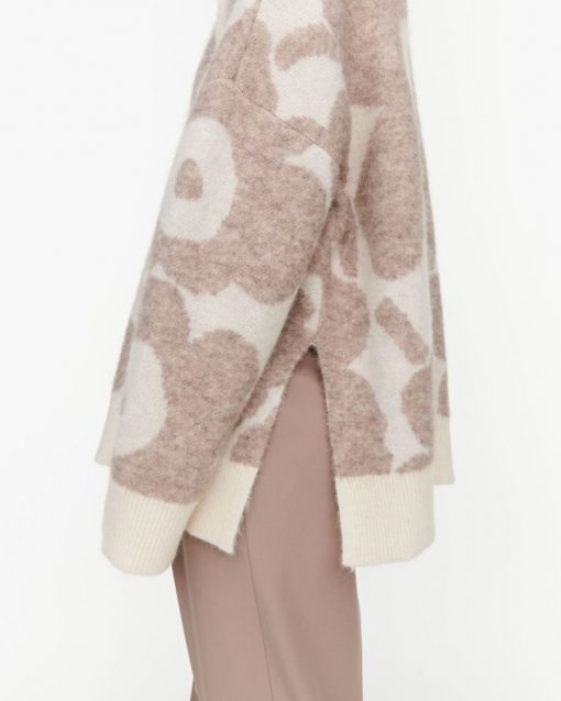 Marimekko Polkujen Unikko Knit Beige