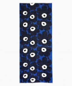 Marimekko Fiore Pieni Unikko Scarf Blue