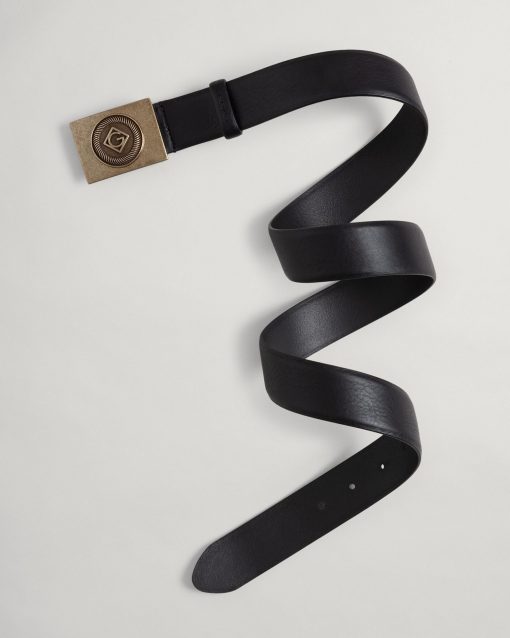 Gant Crest Belt Black