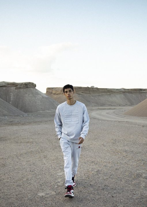 Billebeino Embossed Sweatshirt Light Grey