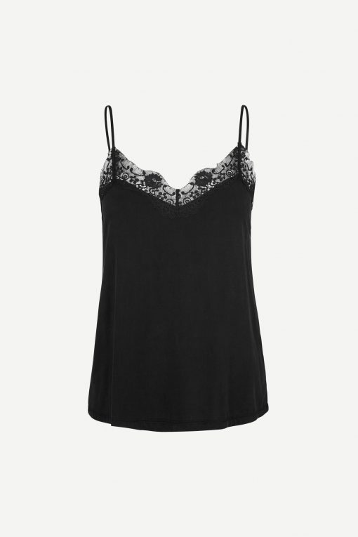 Samsøe Samsøe Slip Top Black