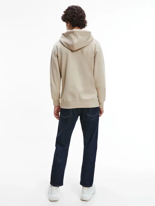 Calvin Klein Loho Hoodie Crockery/Black Olive