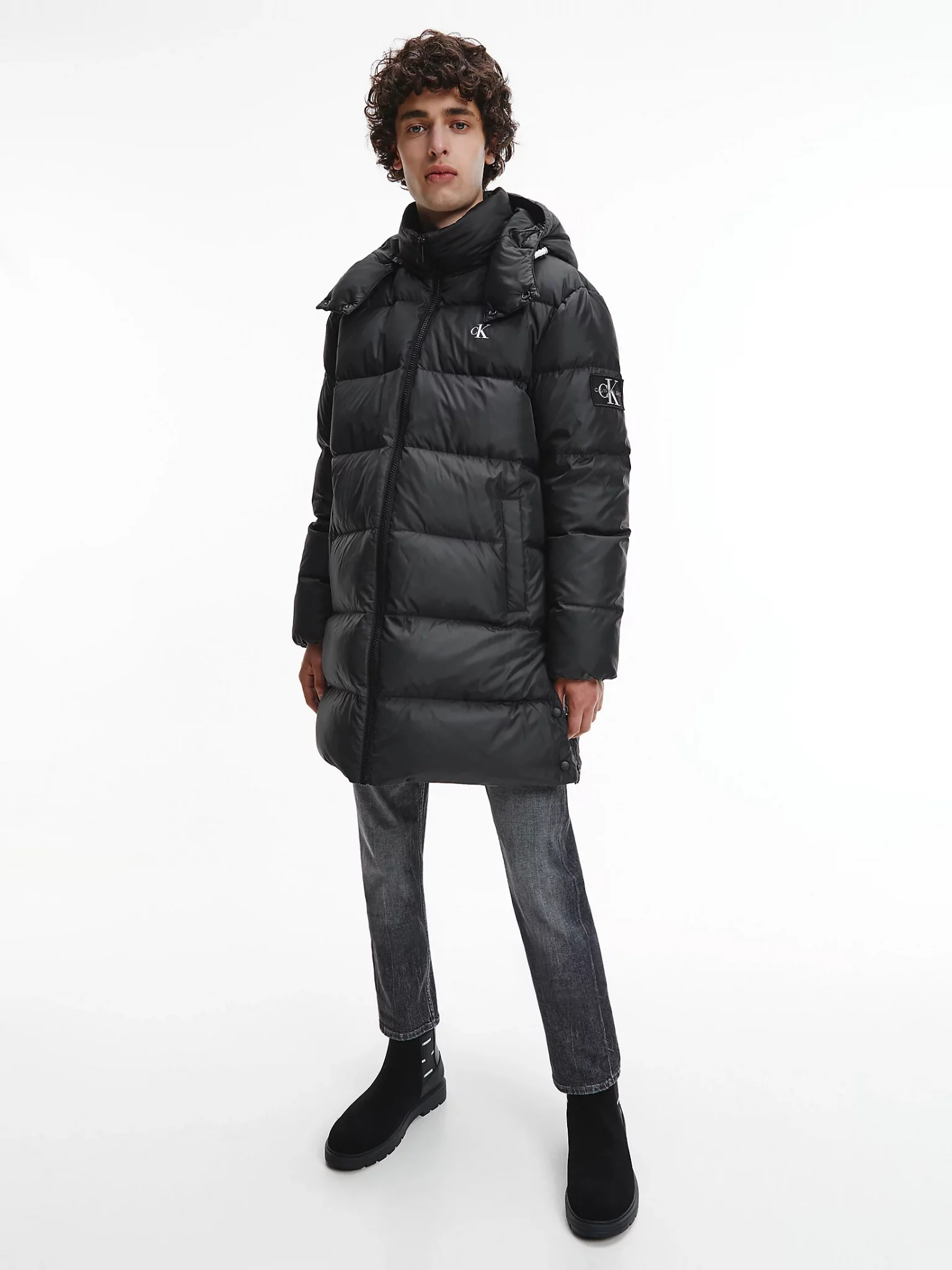 Calvin Klein Long Puffer outlets Jacket