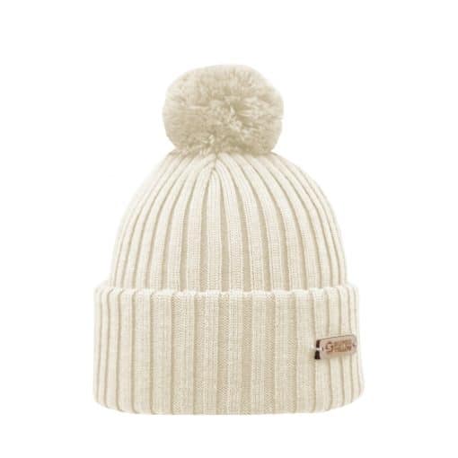 Superyellow Kide Beanie Offwhite