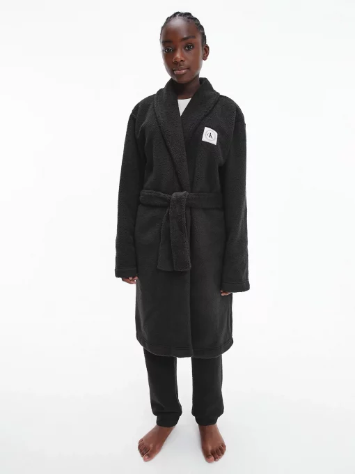 Calvin Klein CK One Unisex Bathrobe Black