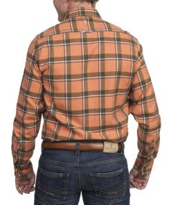Hansen & Jacob Melton Big Square Shirt Orange