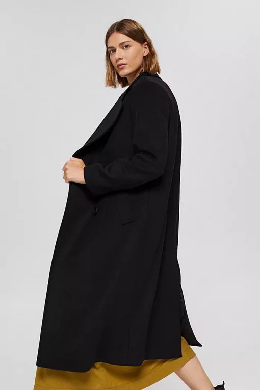 Esprit Wool Blend Coat Black