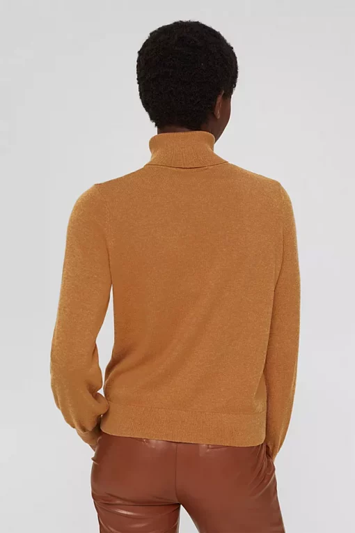 Esprit Polo Sweater Caramel