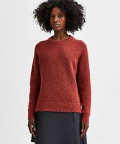 Selected Femme Lulu O-neck Chili Oil