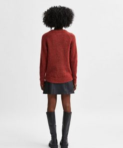 Selected Femme Lulu O-neck Chili Oil