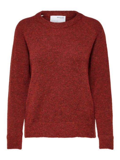 Selected Femme Lulu O-neck Chili Oil