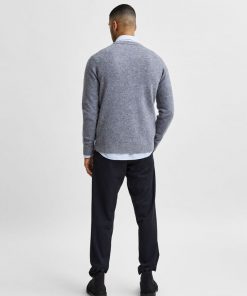 Selected Homme New Coban Lambswool Crew Medium Grey Melange