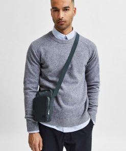 Selected Homme New Coban Lambswool Crew Medium Grey Melange