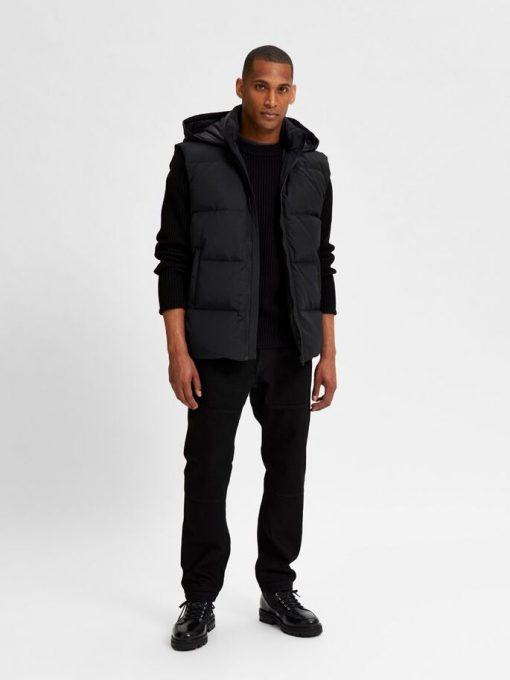 Selected Homme Redown Vest Black