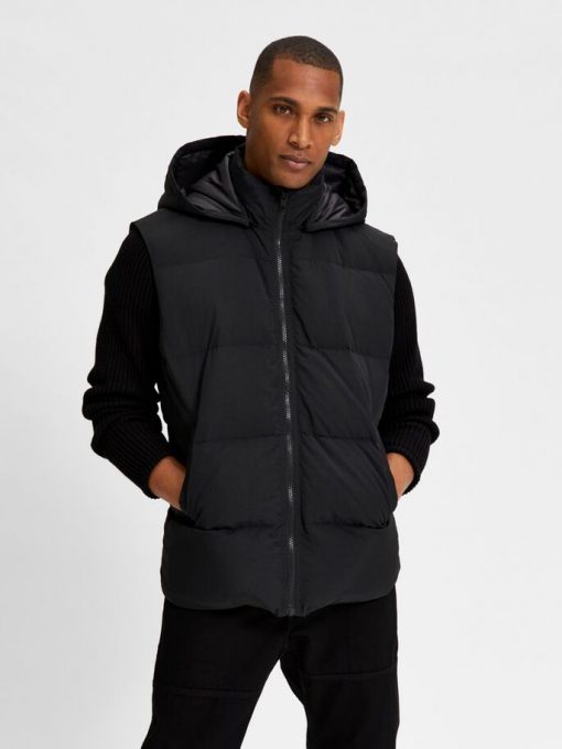 Selected Homme Redown Vest Black