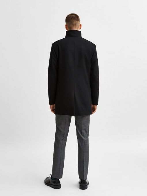 Selected Homme Morrison Wool Coat Black