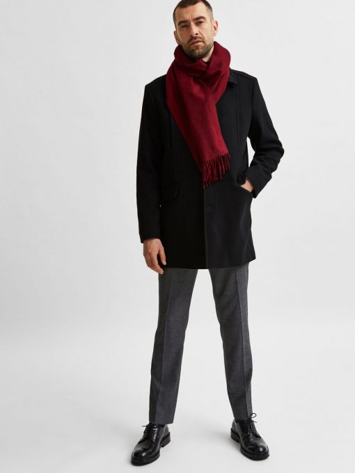 Selected Homme Morrison Wool Coat Black
