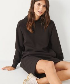 Part Two Luana Hoodie Dress Black