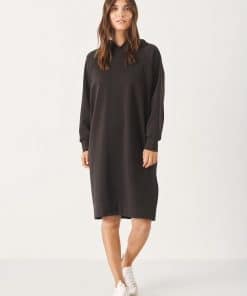 Part Two Luana Hoodie Dress Black