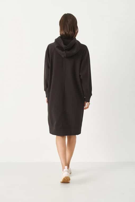 Part Two Luana Hoodie Dress Black