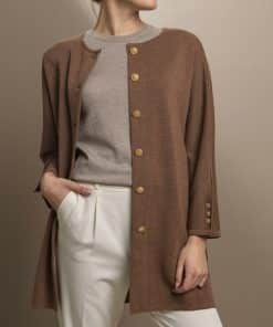 Stenströms Billie Merino Cardigan Brown