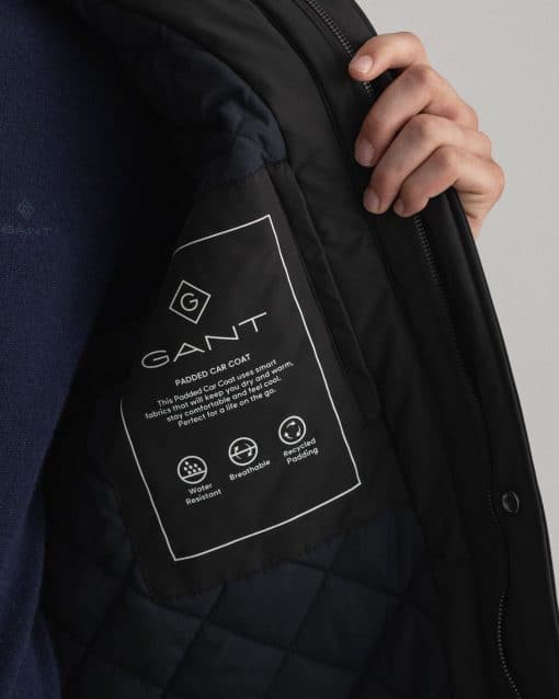 Gant Padded Car Coat Black