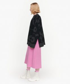 Marimekko Polkujen Unikko Knit Black