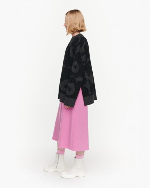 Marimekko Polkujen Unikko Knit Black
