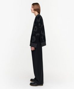 Marimekko Polkujen Unikko Knit Black