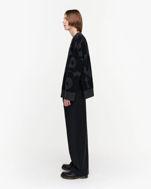 Marimekko Polkujen Unikko Knit Black